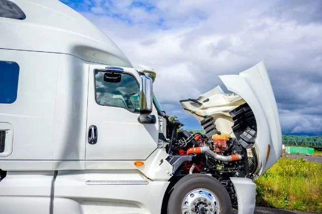 Semi Truck Repair and Road Maintenance